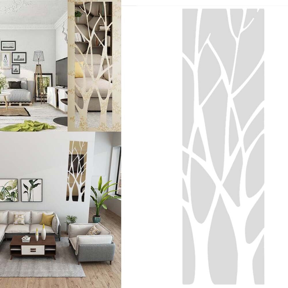 3D Tree Acrylic Mirror Wall Sticker