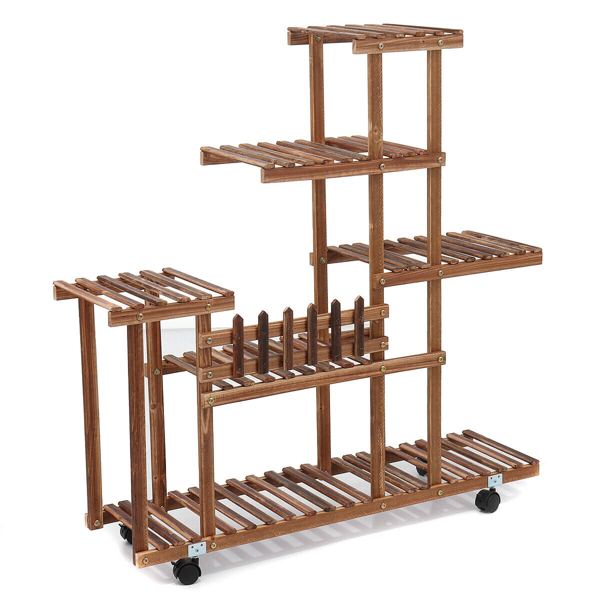 Wooden Plant Stand Flower Pot Rack Shelf