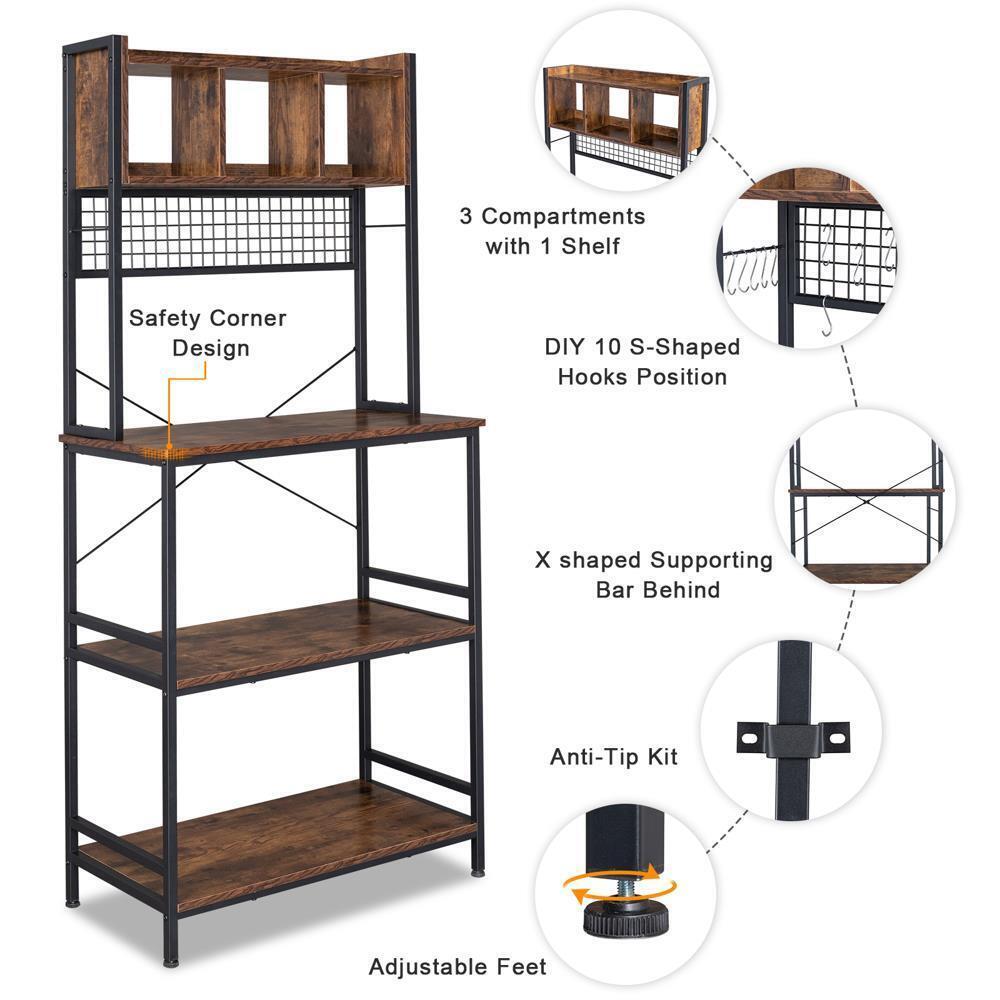 Kitchen Bakers Spice Rack 5 Tier