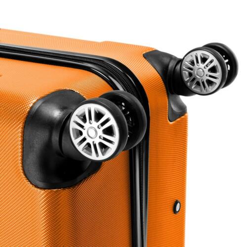 Trolley Spinner Suitcase 3 Pieces Orange