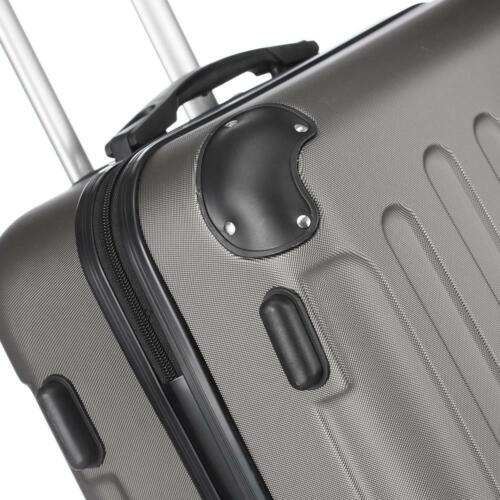 Trolley Spinner Suitcase 3 Pieces Dark Gray