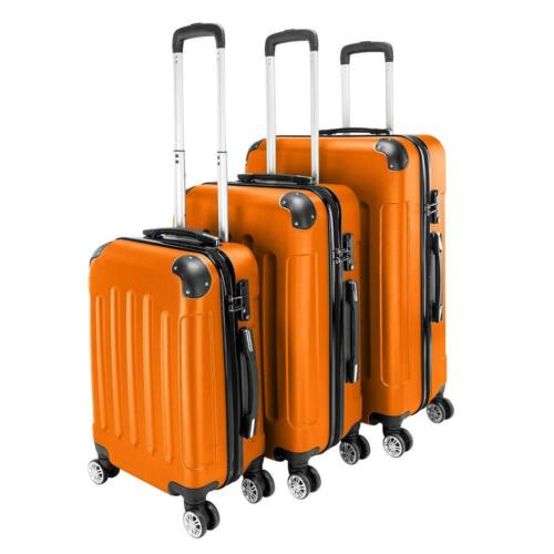 Trolley Spinner Suitcase 3 Pieces Orange