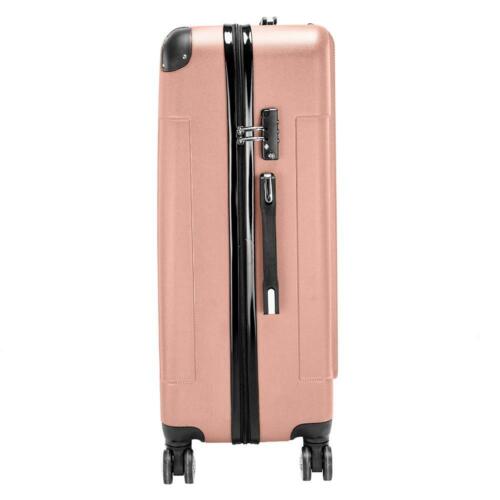 Trolley Spinner Suitcase 3 Pieces Rose Gold