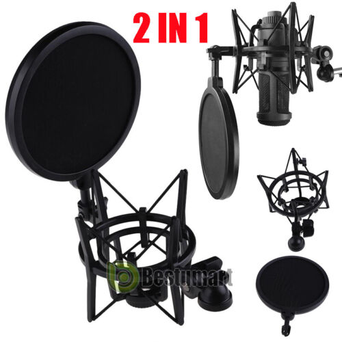 Condenser Microphone Stand Set 2 In 1
