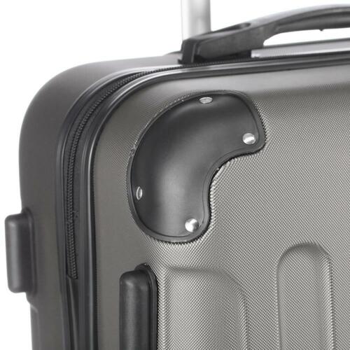 Trolley Spinner Suitcase 3 Pieces Dark Gray