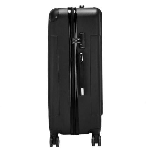 Trolley Spinner Suitcase 3 Pieces Black