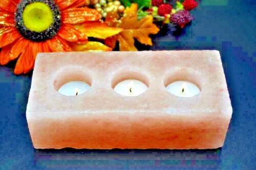 Candle Holder Pink Salt Rock